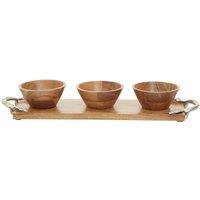 Orsina Vine Acacia Wood Serving Dish Set in Natural
