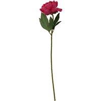 Premier Housewares Fiori Artificial flowers Peony Stem Flower - 65cm in Pink
