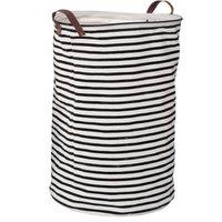 Orsina Stripe Black & Natural Laundry Bag