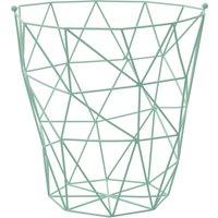 Orsina Stylish Copper Finish Storage Basket, Functional Storage Basket For Kitchen, Durable Decorative Basket in Green