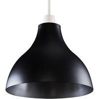 Dexter Black Ceiling Pendant Shade with 6w Bulb