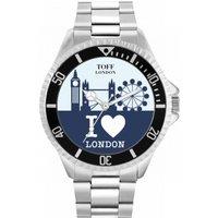 Toff London Men's Cities Watch in Blue