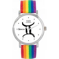 Toff London Women's Zodiac Watch in White