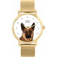 Toff London Women's Dogs Watch in White