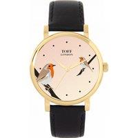 Toff London Women's Birds Watch in Beige