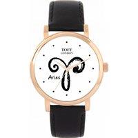 Toff London Women's Zodiac Watch in White