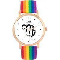 Toff London Women's Zodiac Watch in White