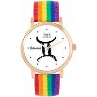 Toff London Women's Zodiac Watch in White