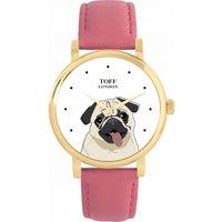 Toff London Women's Dogs Watch in White