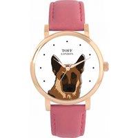 Toff London Women's Dogs Watch in White