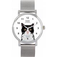 Toff London Women's Cats Watch in White