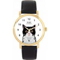 Toff London Women's Cats Watch in White