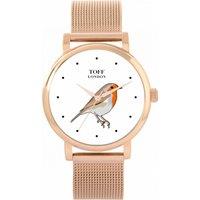 Toff London Women's Birds Watch in White