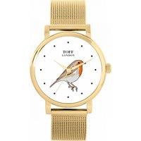 Toff London Women's Birds Watch in White