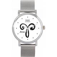 Toff London Women's Zodiac Watch in White