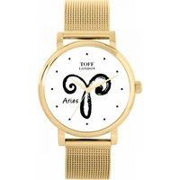 Toff London Women's Zodiac Watch in White