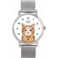 Toff London Women's Cats Watch in White