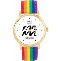 Toff London Women's Zodiac Watch in White