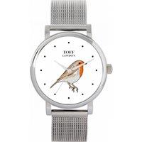 Toff London Women's Birds Watch in White