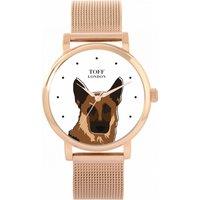 Toff London Women's Dogs Watch in White