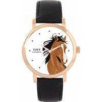 Toff London Women's Horses Watch in White