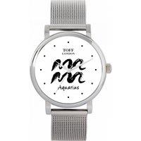 Toff London Women's Zodiac Watch in White