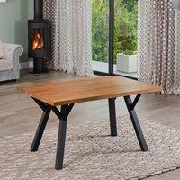 Artemis Home Verona 140cm Wooden Veneer Dining Table in Brown
