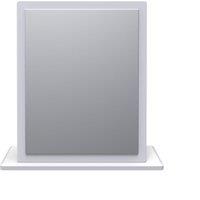 Ready Assembled 2 U Harrow Mirror (Ready Assembled) in White