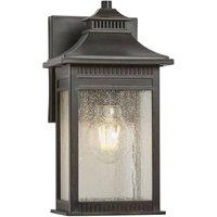 Netlighting Livingston 1 Light Small Coastal Wall Lantern Imperial Bronze Finish E27