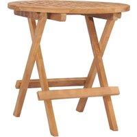 Folding Garden Table 50x50x50 cm Solid Teak Wood