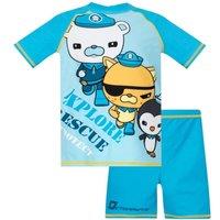 Octonauts Boy's Two Piece Swimming Costume in Blue | Size: 4-5 Years