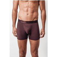 Arlo Hudson Men's Plain Tencel Trunk in Maroon | Size: Small