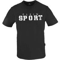 Plein Sport Men's Bold Sport Logo Black T-Shirt | Size: Medium