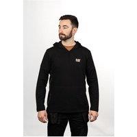 Caterpillar Men's Coolmax Quarter Zip Hoodie in Black | Size: Small
