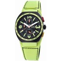 Montres De Luxe Men's Black Avio Summer Black Watch in Yellow