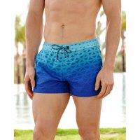 Oiler & Boiler Men's Agadir Shorter Length Swim Short in Blue | Size: 2XL