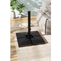 HDPE Square Fillable Cantilever Umbrella Stand Set