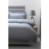 Belledorm Egyptian Cotton 200 Thread Count Duvet Cover in Light Grey | Size: King