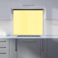 Warren Reed - Designer Sweetcorn Yellow Kitchen Splashback | Size: 600mm x 600mm