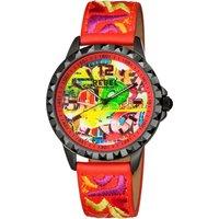 Rebel Women's Dumbo Red Dial Leather Watch