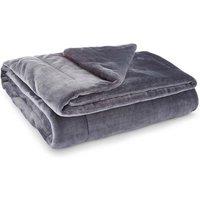 Martex Blanket Collection Martex Plush Lux Blanket Charcoal Grey | Size: 150 cm x 200 cm