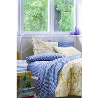 Martex Yellow Feather Palm Duvet Cover Set | Size: Double