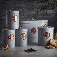 Cooks Professional 5-Piece Kitchen Storage Set in Grey