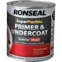 Ronseal Super Flexible Wood Primer & Undercoat Grey 750Ml