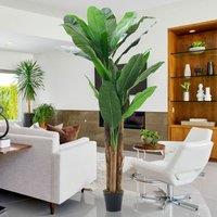 180cm Artificial Three Trunks Musa Basjoo Tree Potted