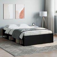 Berkfield Home Bed Frame Black 120x190 cm Small Double