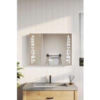Wall Mounted Fog-Free LED Horizontal Bathroom Mirror