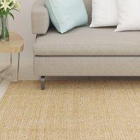 Berkfield Home Rug Natural Sisal 66x300 cm in Brown | Size: 100 cm diameter