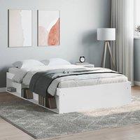 Bed Frame White 120x190 cm Small Double