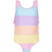 Harry Bear Girl's Striped Swimsuit | Size: 3-4 Years